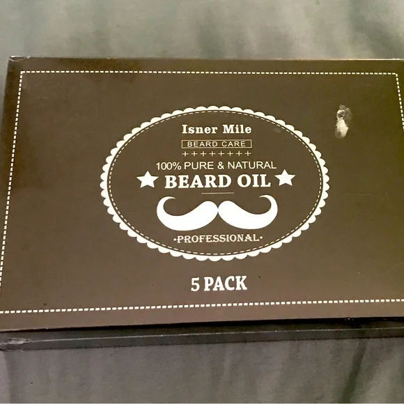 Isner Mile 5 Pack Beard Oil Beard Care - Picture 1 of 2